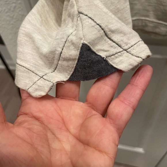 Outpost men’s 3 button soft t-shirt - SZ L - Picture 5 of 7